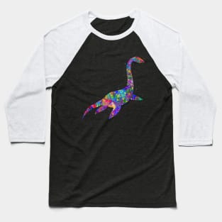 Plesiosaurus dinosaur Baseball T-Shirt